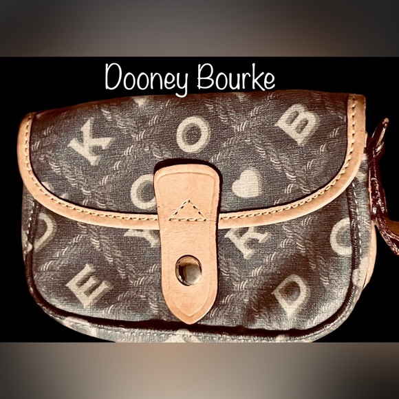 Dooney & Bourke Handbags - COPY - Dooney & Bourke Leather Brown Wristlet